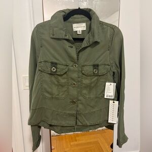 NWT Anthropologie Marrakech Olive Green Lyocell Swing Jacket XS